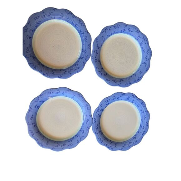 Pfaltzgraff 4 piece Summer Breeze Salad Plates Scalloped - Picture 3 of 11